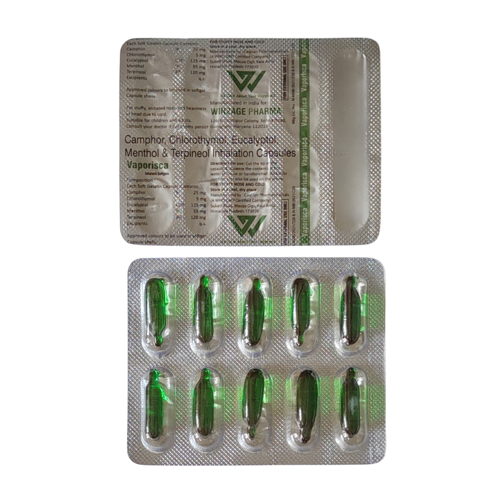 Vaporisca Inhalant Softgels